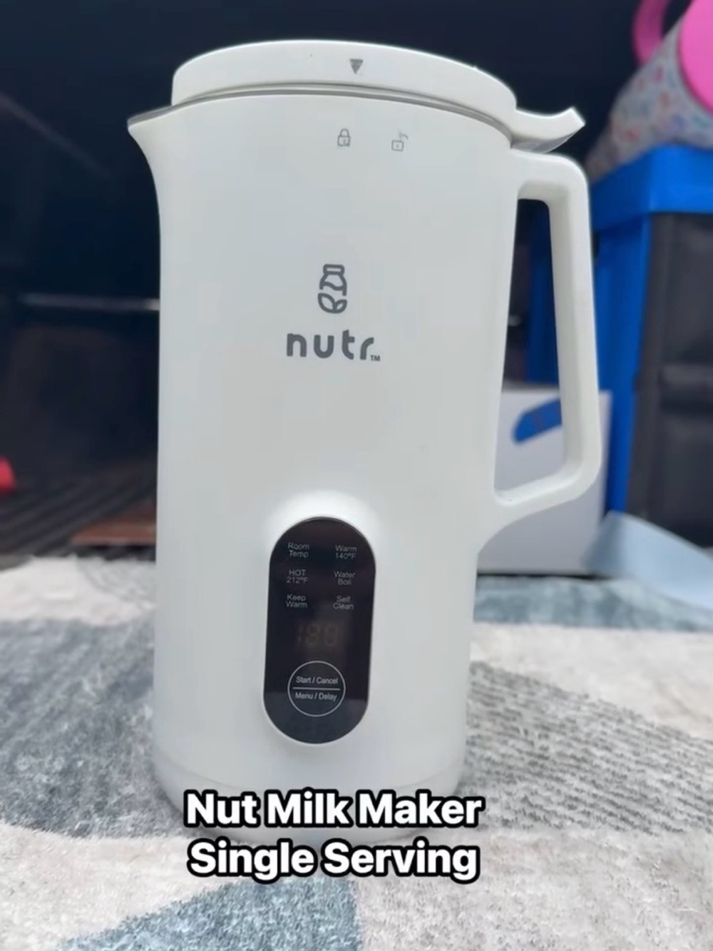 Nutr Nut Milk Maker, Single-Serve Plant Milk Machine